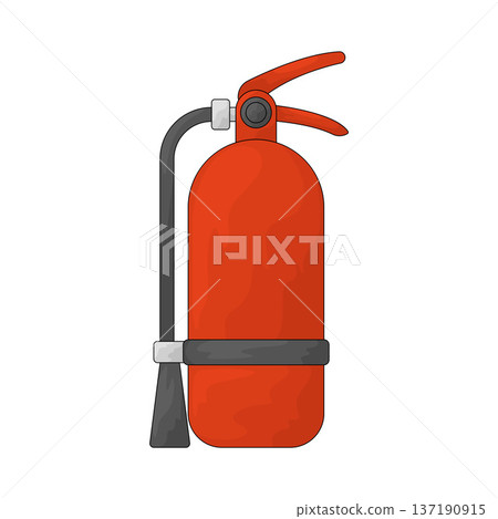 Illustration of Fire Extinguisher Illustration of Fire Extinguisher 137190915