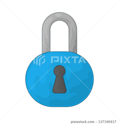 Illustration of Padlock 137190917