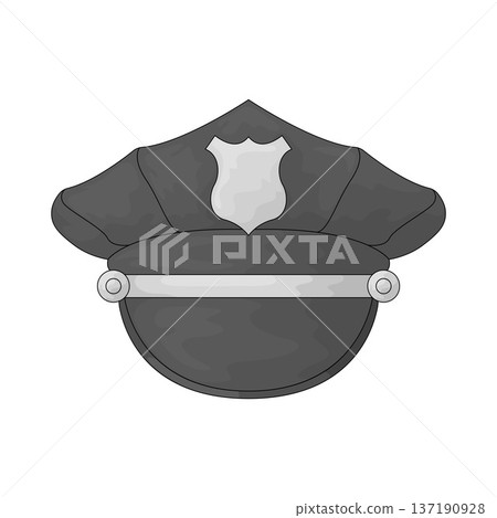 Illustration of Police Hat Illustration of Police Hat 137190928