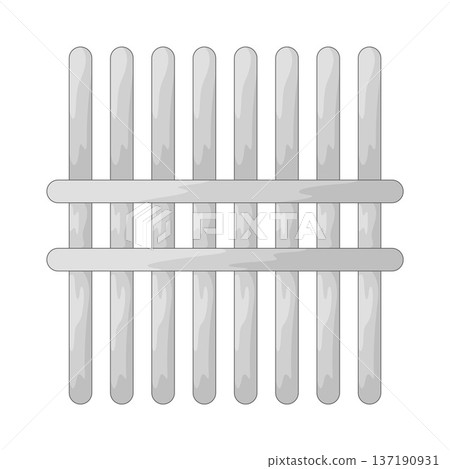 Illustration of Jail bars 137190931