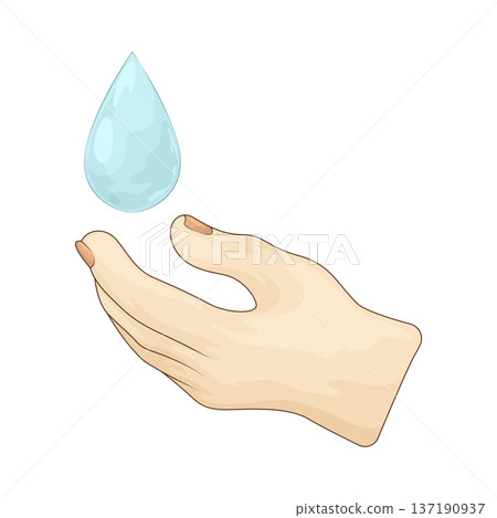 Illustration of Water Conservation 137190937