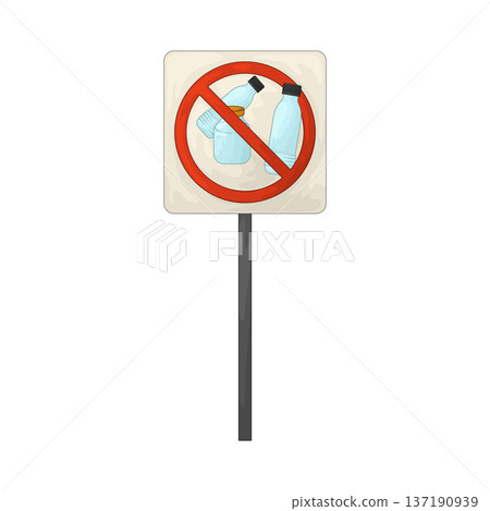 Illustration of No Littering Illustration of No Littering 137190939