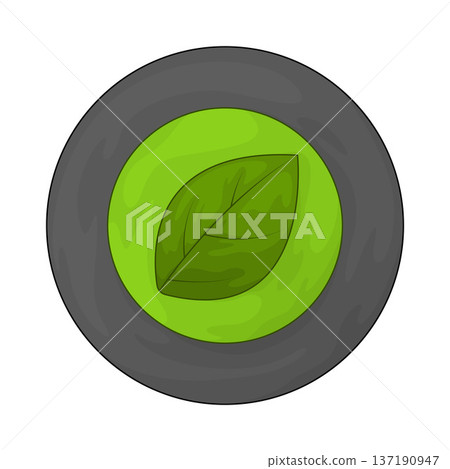 Illustration of Eco Friendly Label Illustration of Eco Friendly Label 137190947