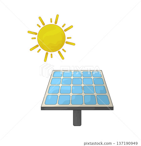 Illustration of Solar energy 137190949