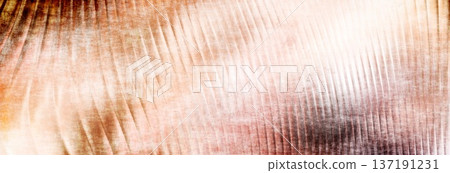 Abstract Rose Gold and Peach Grunge Metallic Background with Distressed Ribbed Lines and Soft Light Texture Abstract Rose Gold and Peach Grunge Metallic Background with Distressed Ribbed Lines and Soft Light Texture 137191231