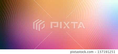 Abstract pastel wavy line gradient background with smooth ribbed curves Abstract pastel wavy line gradient background with smooth ribbed curves 137191251