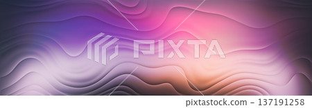 Abstract layered wavy papercut gradient background in pastel purple pink and peach tones Abstract layered wavy papercut gradient background in pastel purple pink and peach tones 137191258