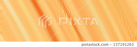Abstract Orange Wavy Line Texture Background with Warm Golden Glow 137191263