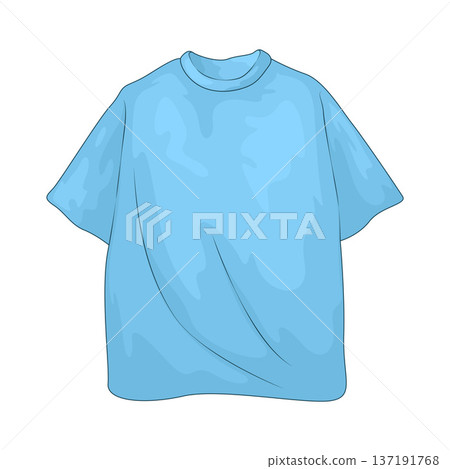 Illustration of T-shirt 137191768