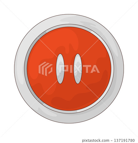 Illustration of Pause button 137191780