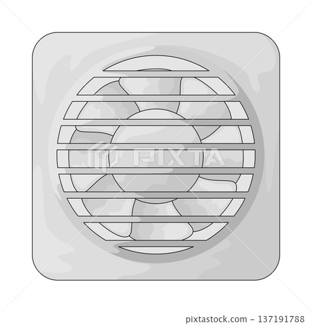 Illustration of Ventilation fan Illustration of Ventilation fan 137191788