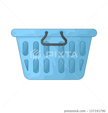 Illustration of Laundry basket Illustration of Laundry basket 137191790