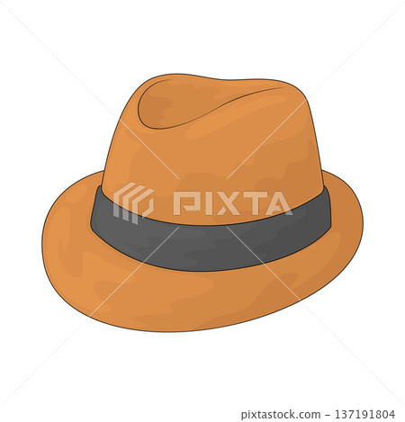 Illustration of Detective Hat 137191804