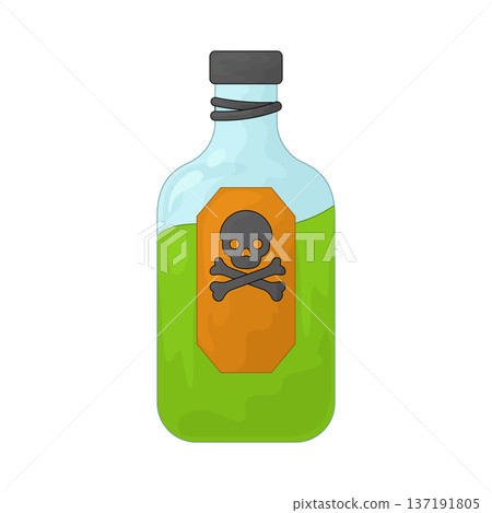 Illustration of Poison Bottle 137191805