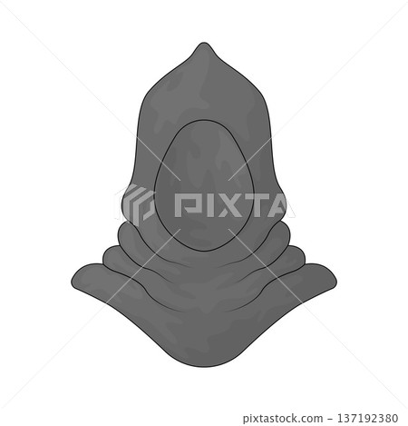 Illustration of executioner hood Illustration of executioner hood 137192380