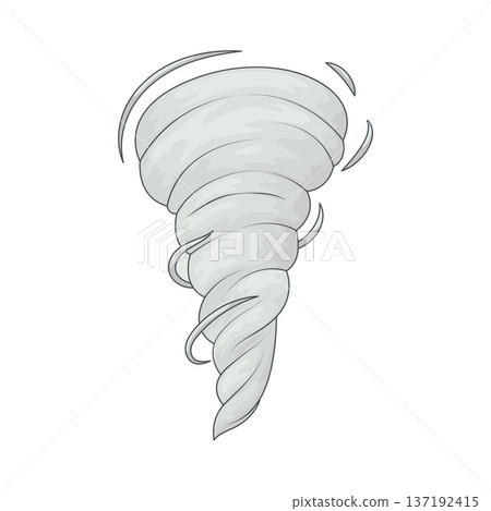 Illustration of tornado  137192415