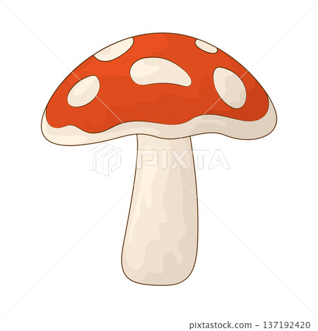 Illustration of Mushroom Illustration of Mushroom 137192420