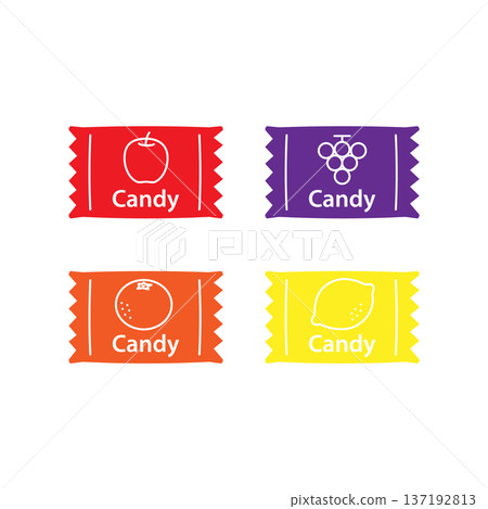 獨立包裝的糖果 137192813