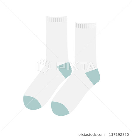 簡單平底襪圖解 137192820
