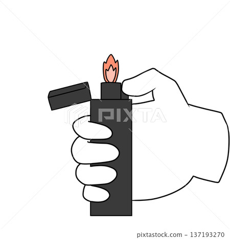 Lighting the lighter Lighting the lighter 137193270