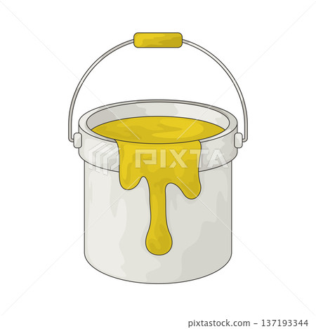 Illustration of Paint Bucket 137193344