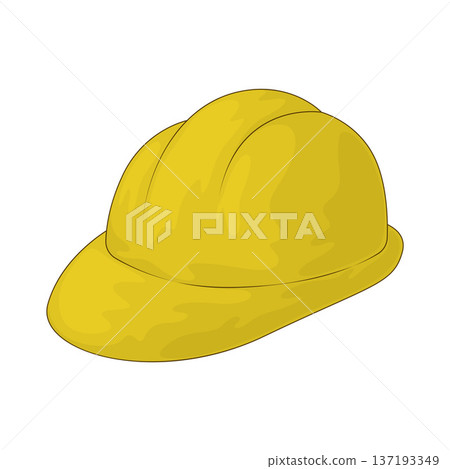 Illustration of Hard Hat 137193349