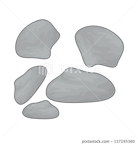 Illustration of Gravel Illustration of Gravel 137193360