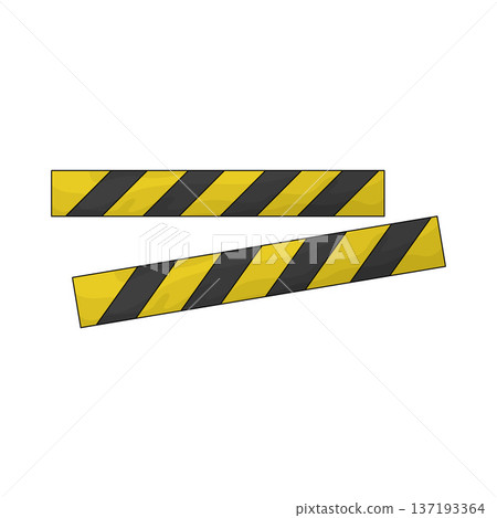 Illustration of Caution Tape 137193364