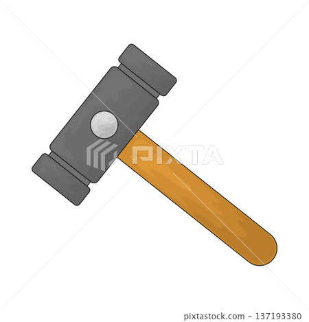 Illustration of Blacksmith Hammer 137193380