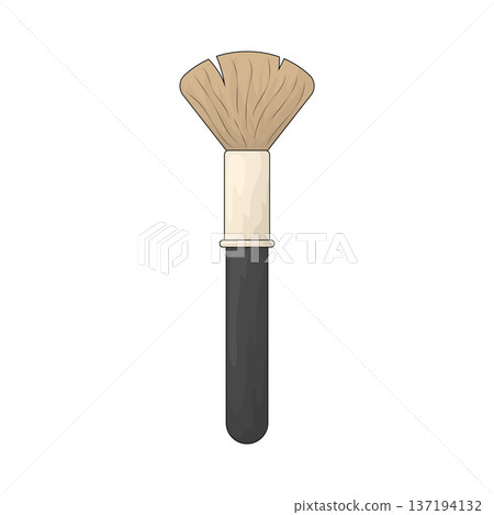 Illustration of Makeup brush 137194132