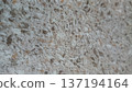 A close-up of a textured composite material surface with beige and brown hues, ideal for interior design, flooring, and countertops. Perfect for various design projects. 137194164