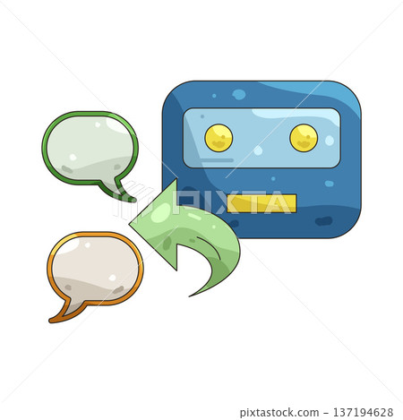 Illustration of Chat Illustration of Chat 137194628