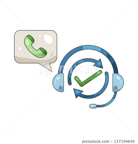 Illustration of customer service Illustration of customer service 137194640