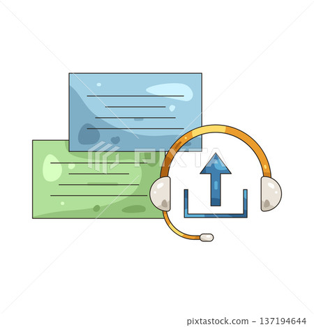 Illustration of chat Illustration of chat 137194644