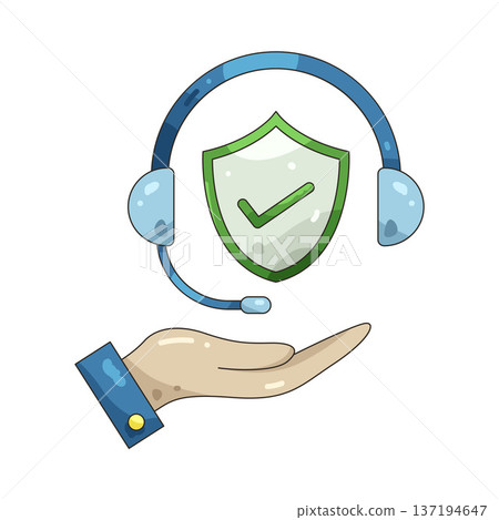 Illustration of customer service 137194647