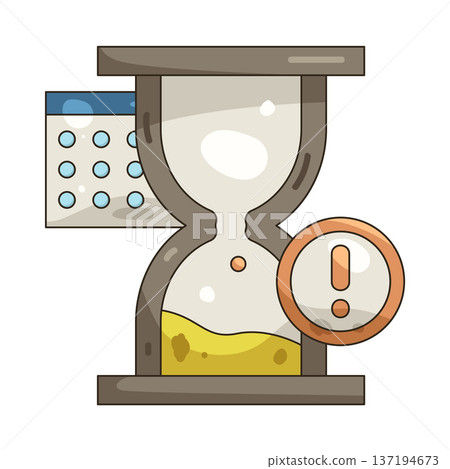 Illustration of deadline Illustration of deadline 137194673