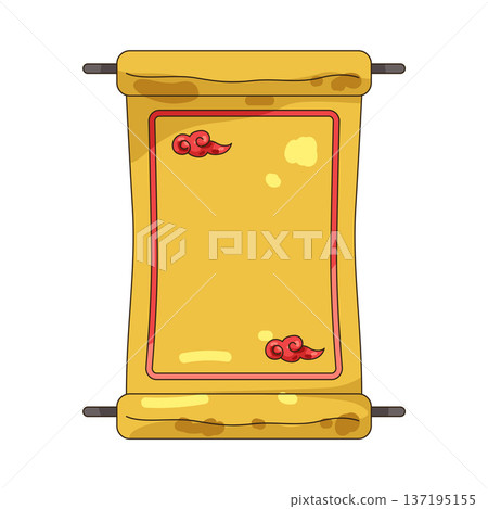 Illustration of scroll 137195155