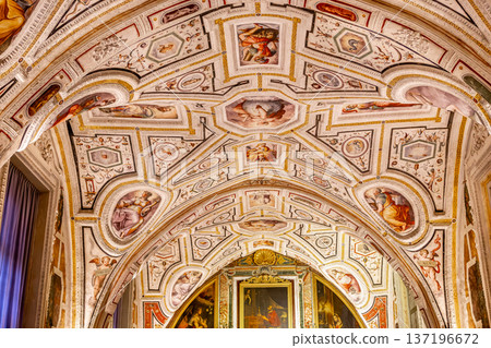 Vasari chapel in St Anna dei Lombardi church, Naples, Italy 137196672