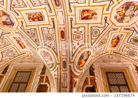 Vasari chapel in St Anna dei Lombardi church, Naples, Italy 137196674