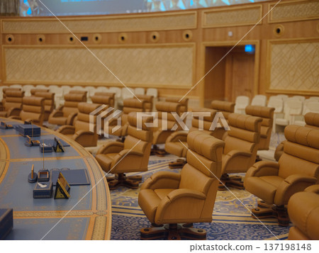 Abu Dhabi, UAE January 15, 2024 Qasr Al Watan Palace Grand Hall Interior Abu Dhabi, UAE January 15, 2024 Qasr Al Watan Palace Grand Hall Interior 137198148