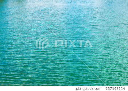 Winter lake water sparkle on the water surface 13 137198214