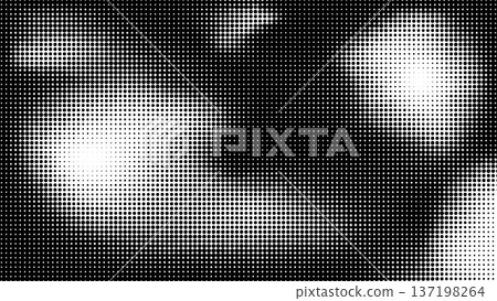 Abstract halftone dot pattern forming smooth gradient background. Abstract halftone dot pattern forming smooth gradient background. 137198264