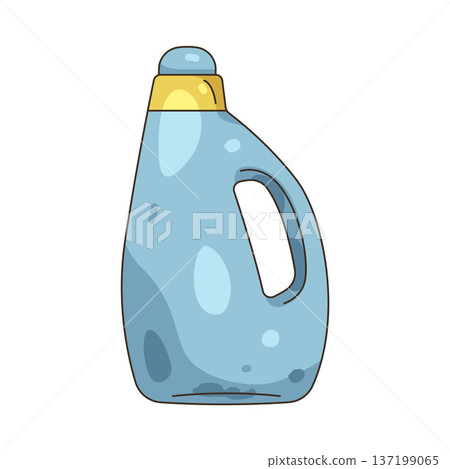Illustration of detergent bottle 137199065