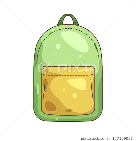 Illustration of backpack Illustration of backpack 137199091