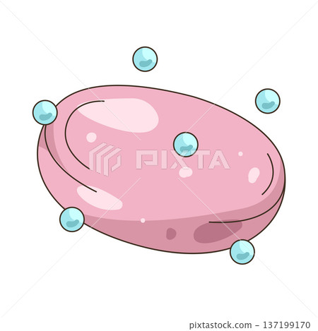 Illustration of bar soap 137199170