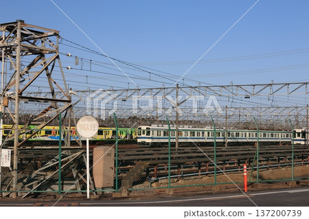 東武鐵道森林公園列車站的景色 東武鐵道森林公園列車站的景色 137200739