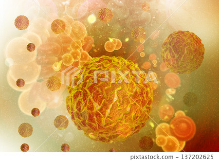 Cancer cells abstract background 137202625