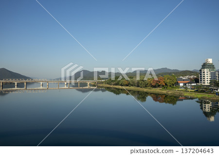 Han River bike path Han River bike path 137204643