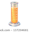 一個輪廓鮮明的量筒 137204681