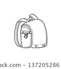 書包插圖（單色） 137205286